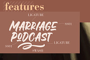 Megaloman Brush Marker, a Script Font by Creatype Studio (Thumbnail 2 of 9)