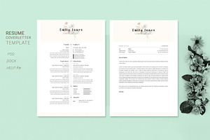 Water Color CV-Resume Tempalate *C