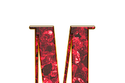 Red Diamond Alphabet: PNG Clipart, an Object Graphic by Watercolor_Vector Graphic (Thumbnail 2 of 17)