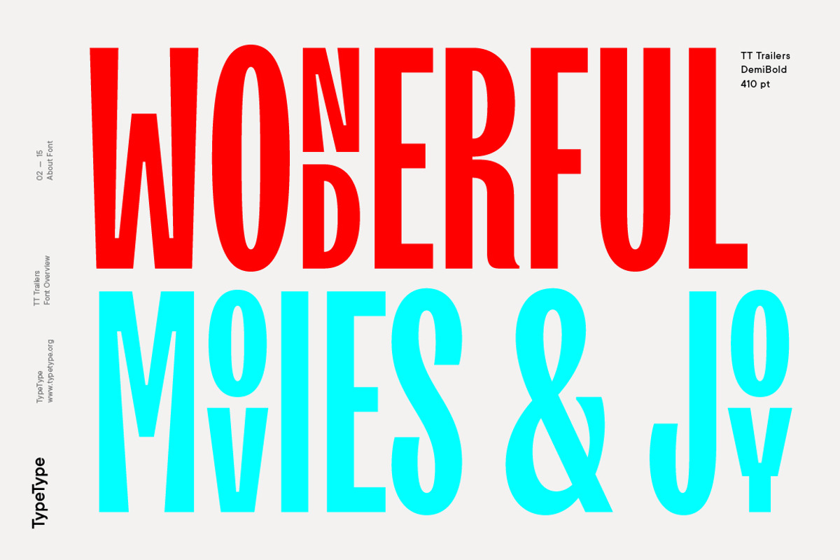TT Trailers, a Sans Serif Font by TypeType (Photo 2 of 15)