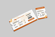 Ticket Mockup, a Product Mockup by graphictime (Thumbnail 5 of 12)