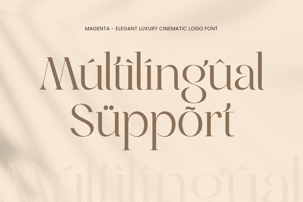 Unique Elegant Luxury Font - Magenta, a Serif Font by Sensatype (Photo 12 of 12)