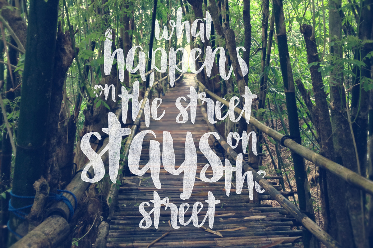 Roomfer font + Style Photoshop, a Script Font by alit design (Photo 5 of 5)