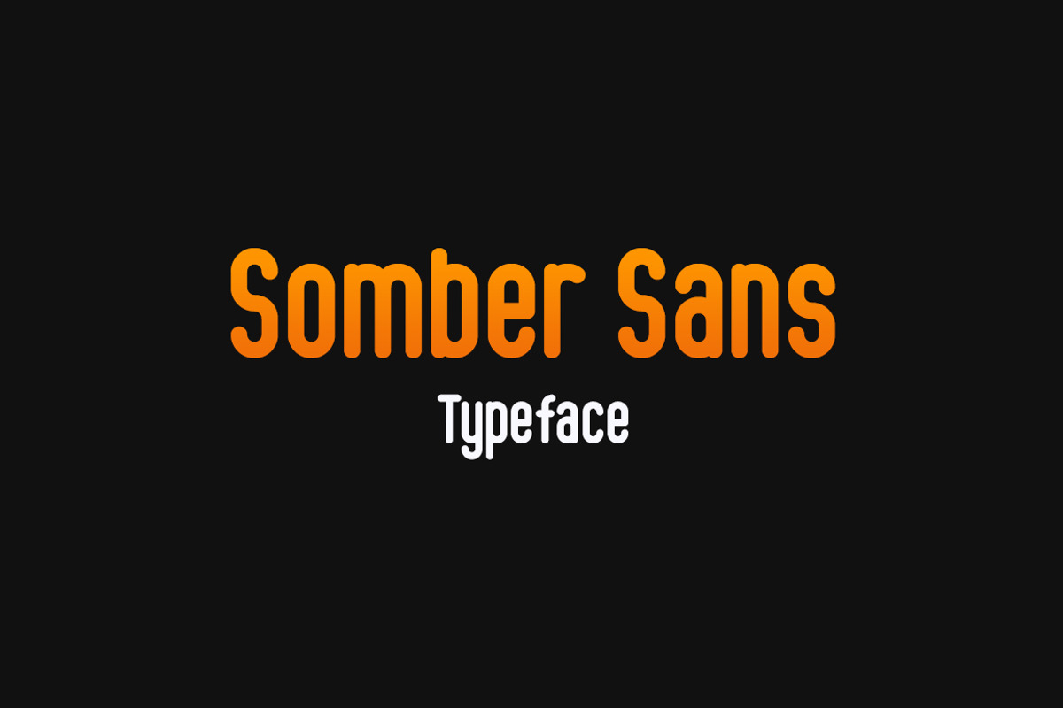 Somber Sans Typeface, a Sans Serif Font by BorisG (Photo 1 of 8)