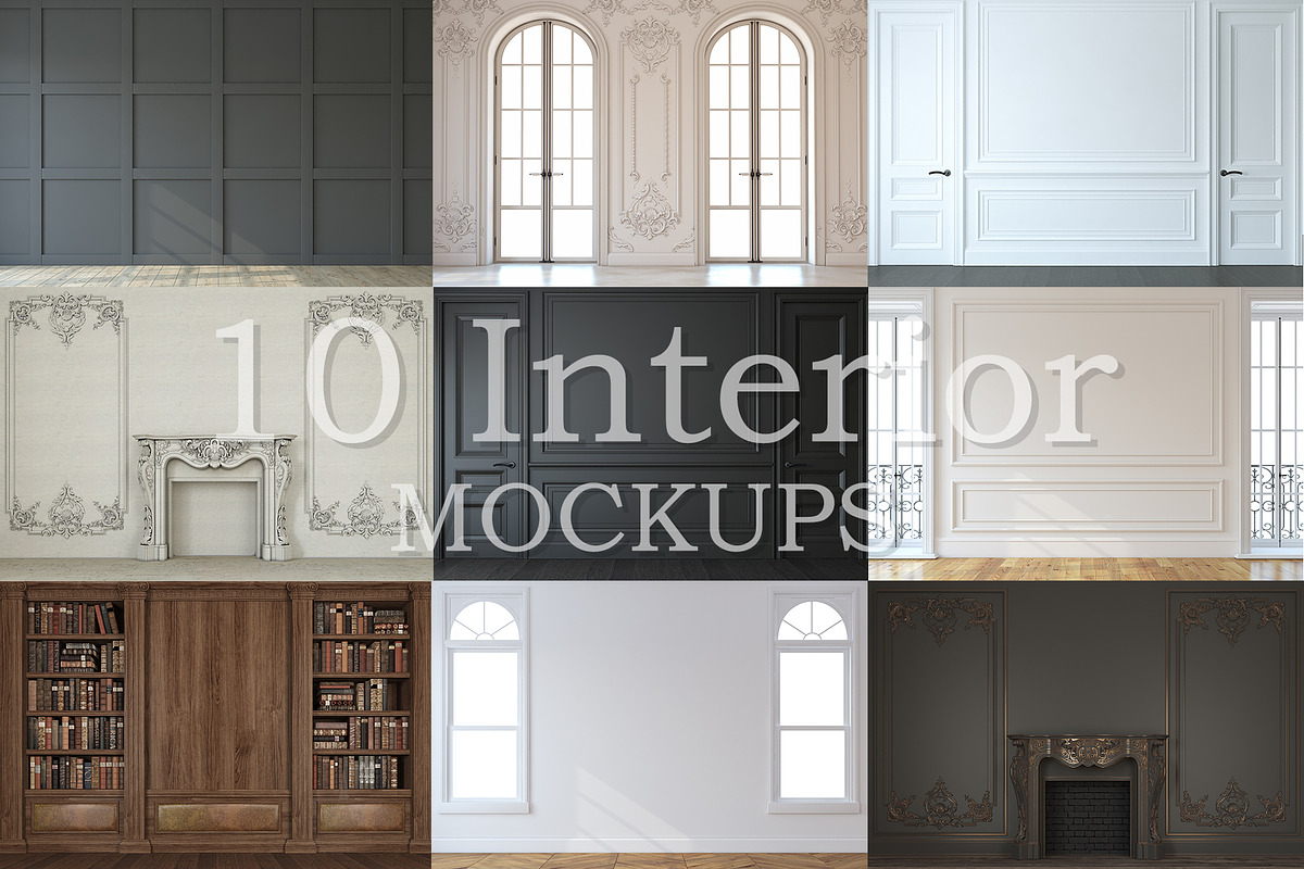 10 Interiors., a Print Template by MyHomeMockups (Photo 1 of 10)