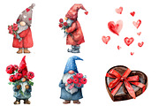 Valentines Gnome clipart, Valentine, an Illustration by Designworld (Thumbnail 2 of 4)