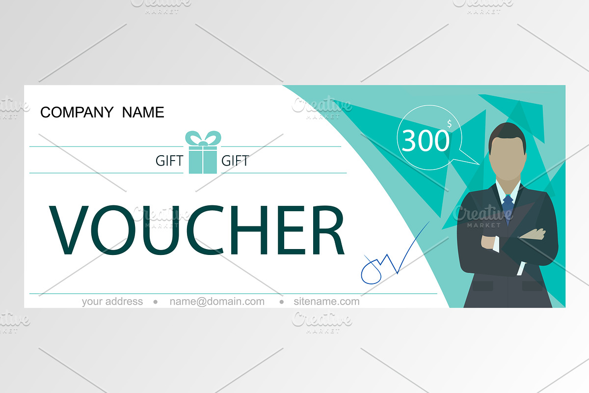 3 Gift voucher template, a Brochure Template by pashigorov (Photo 3 of 3)