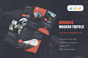 Business Shape -Trifold Brochure, a Brochure Template by AQR Studio (Thumbnail 1 of 2)