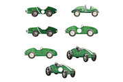 Nursery Watercolor Cars Clipart, a Decorative Illustration by HabitusDesigns (Thumbnail 4 of 11)