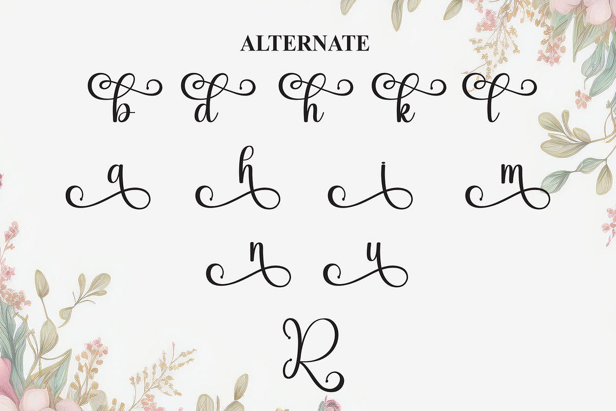 Radiant | Script Font, a Handwritten Font by Scratchones (Photo 8 of 9)