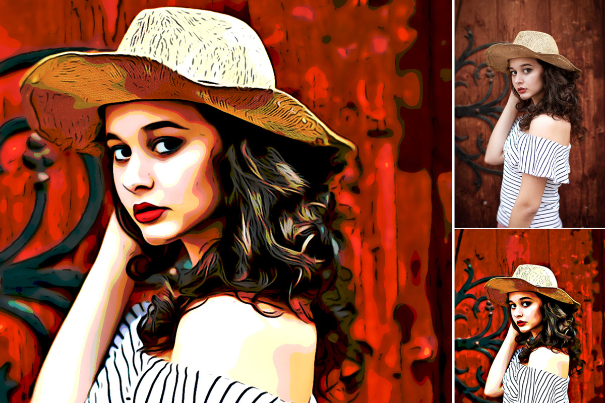 Cartoon Effect Photoshop Action, an Action Add-On by MRI STUDIO (Photo 4 of 12)