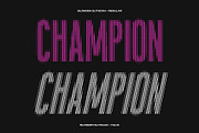 Blonden Slitscan, a Sans Serif Font by Craft Supply Co. (Thumbnail 2 of 8)