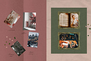 Vintage Christmas Papers & Frames, a Background Graphic by PaperJamLab (Thumbnail 3 of 9)