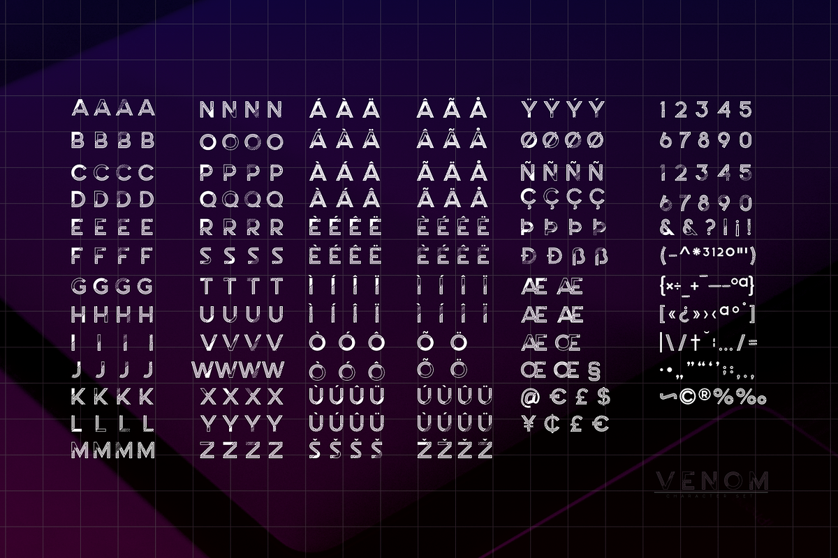 Blue Venom, a Symbol Font by Linecreative (Photo 6 of 7)