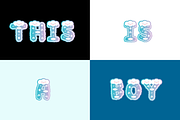 Rainbow Sky -  SVG Color Cute Font, a Symbol Font by Kanink Studio (Thumbnail 3 of 9)