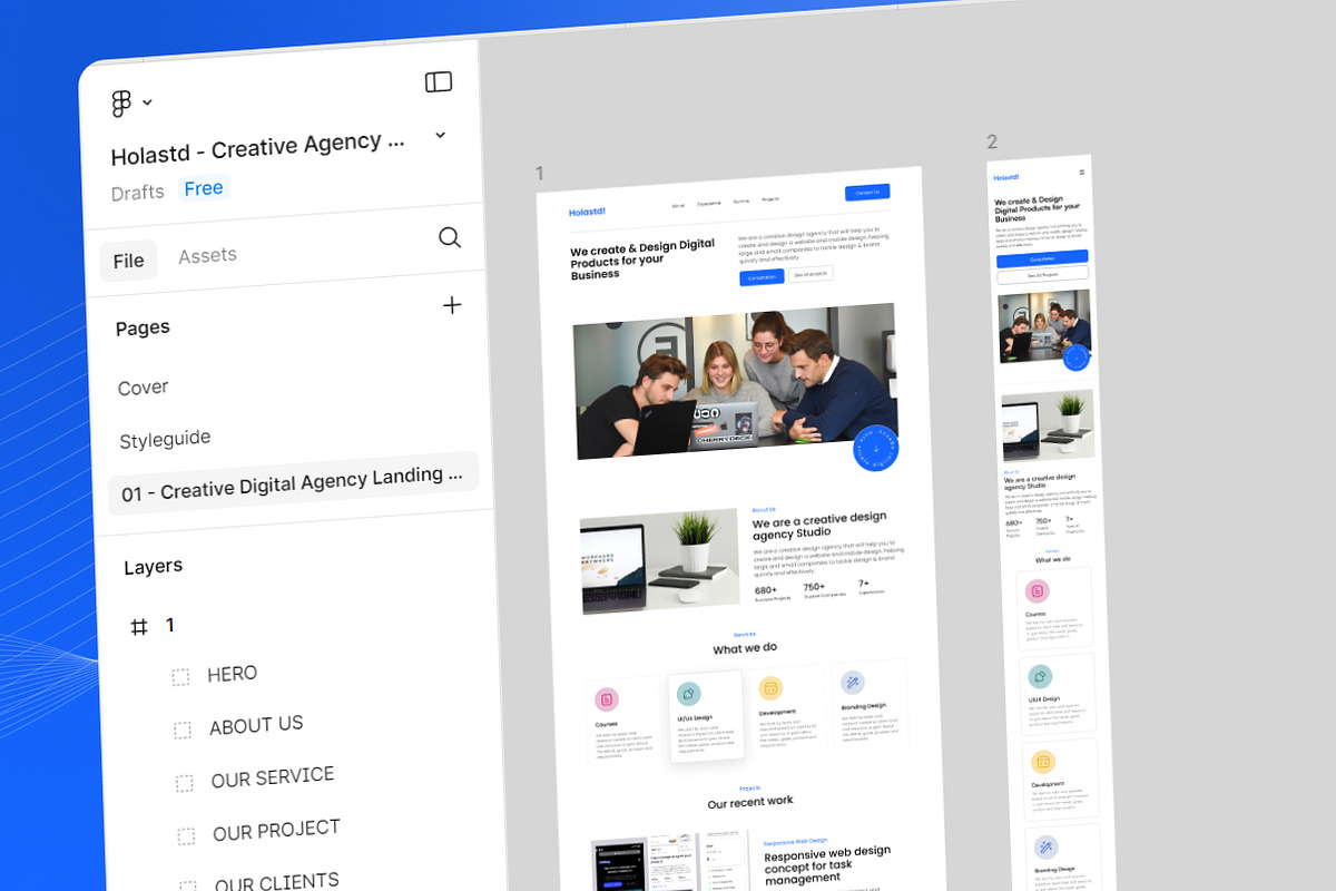 Holastd - Landing Page, a Landing Page Template by mz-studio (Photo 4 of 4)