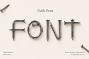 Nails Font, a Sans Serif Font by Handmadefont (Thumbnail 1 of 15)