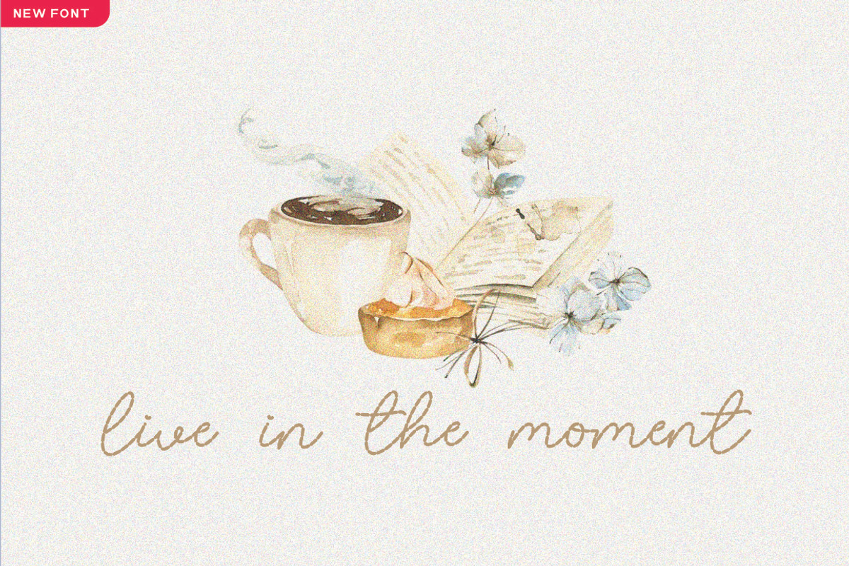 Rhea Line Script, a Script Font by JNJ Studio (Photo 5 of 8)
