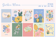 Garden Bloom, a Decorative Illustration by Collection by VY (Thumbnail 5 of 9)