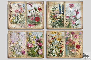 Spring Flower Field Junk Journal