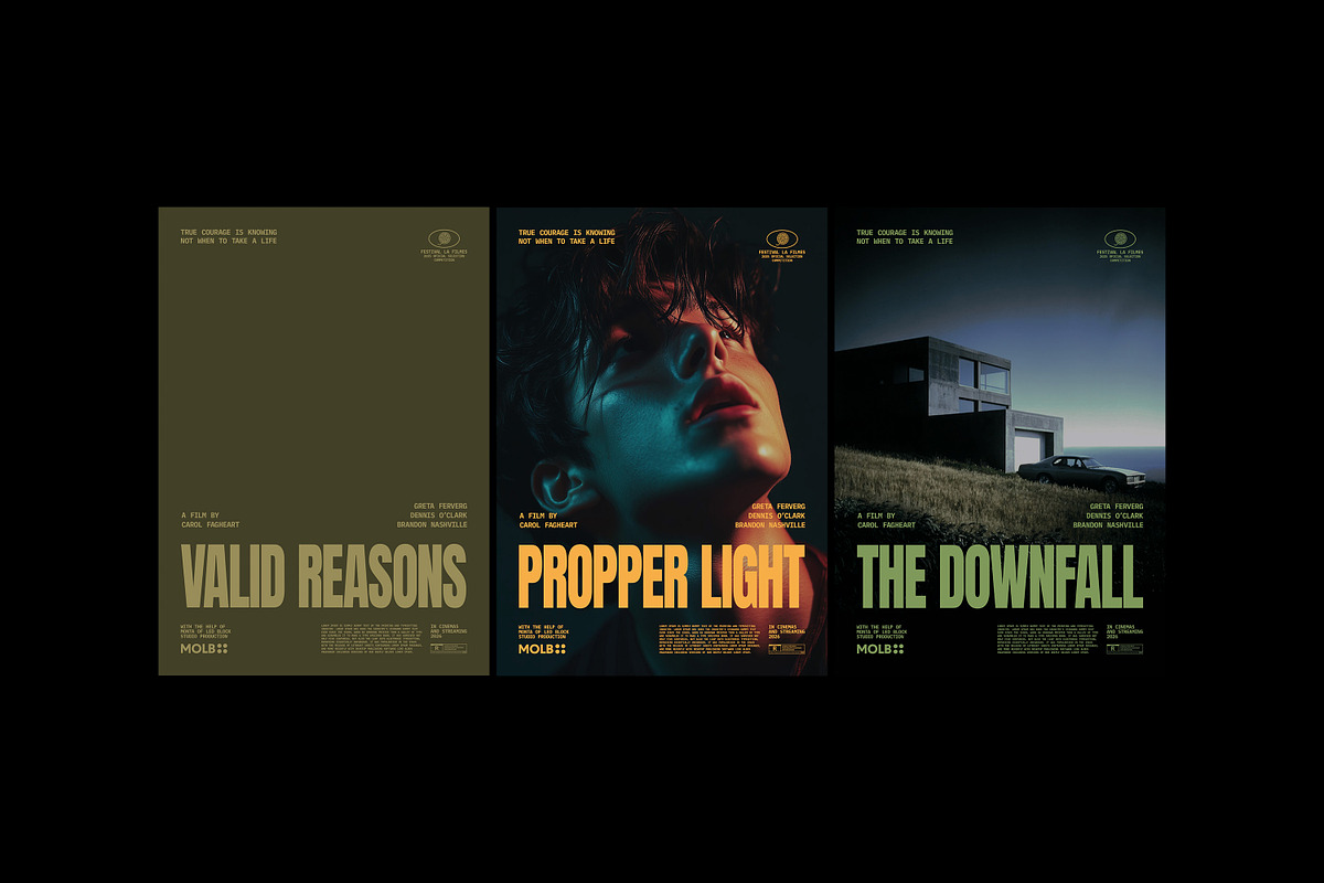 Movie Posters Bundle, a Poster Template by pixelbuddha.net (Photo 7 of 24)