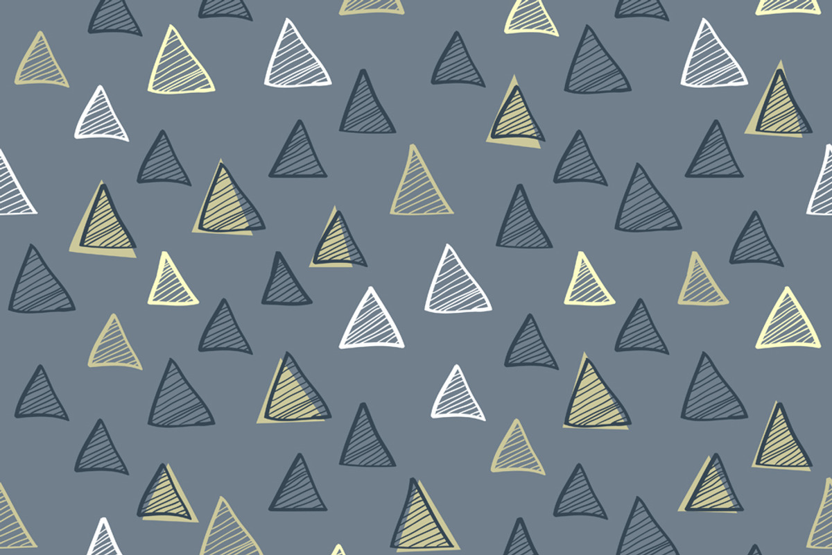 Vector geometrical seamless set. preview 2