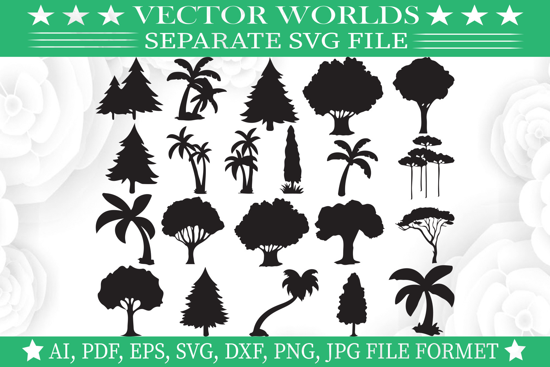 Plant Tree Svg, Plant, Tree Svg, an Object Graphic by VectorWorlds