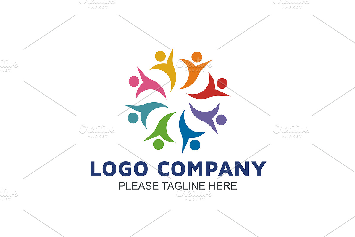 20 Logo Teamwork Templates Bundle, a Branding & Logo Template by Friendesigns (Photo 12 of 21)