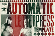 The Letterpress Template + Fonts, an Action Add-On by Misprinted Type (Thumbnail 1 of 9)