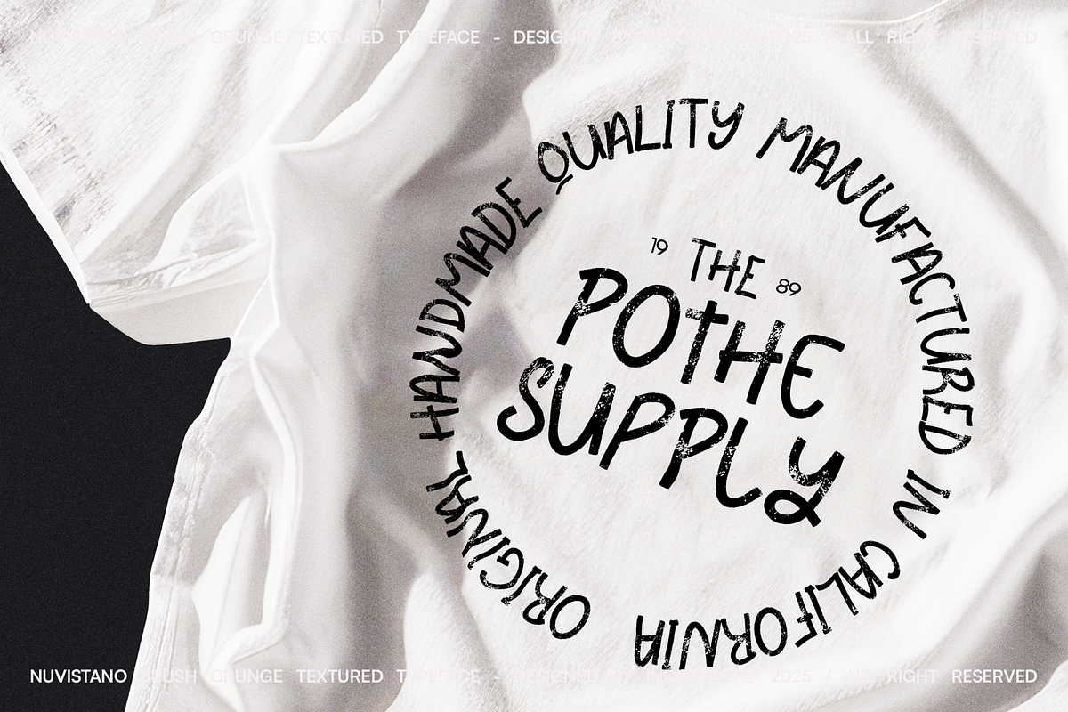 Nuvistano - Grunge Brush Font, a Font by Indotype Foundry (Photo 9 of 10)