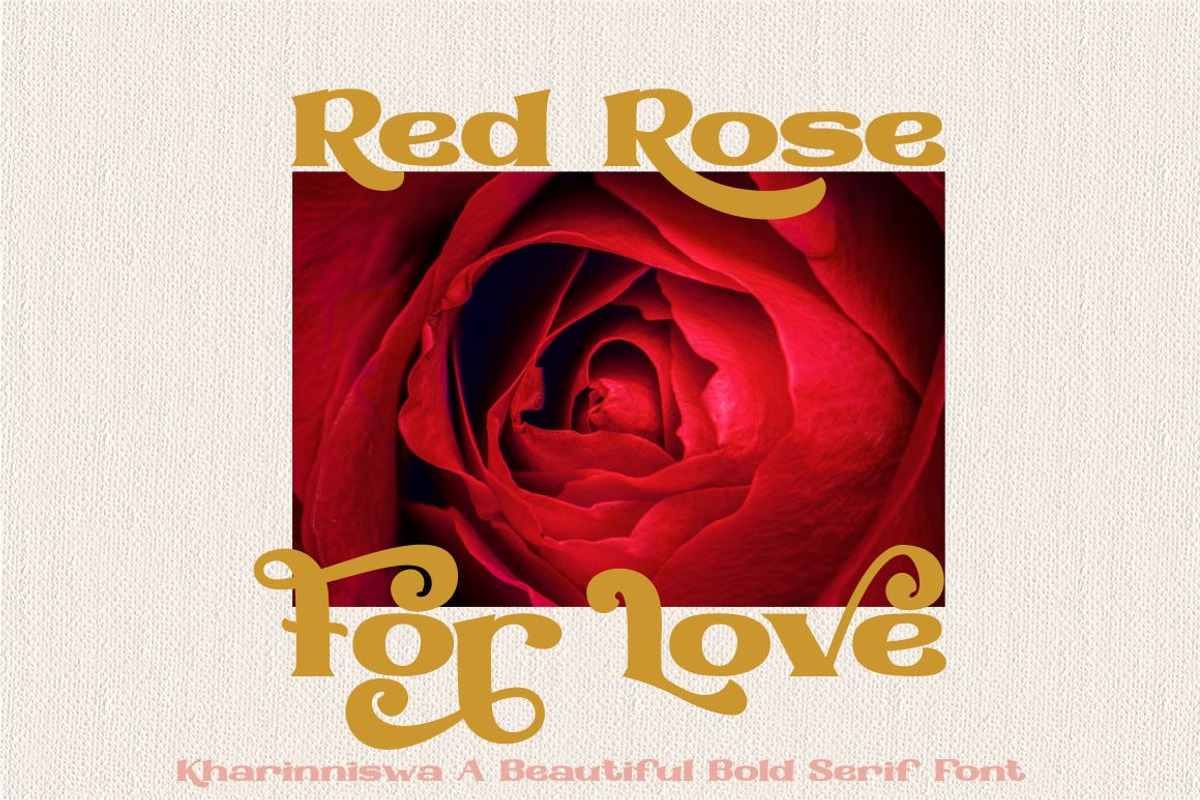 Kharinniswa - A Beautiful Bold Serif, a Serif Font by PutraCetol Studio (Photo 5 of 11)