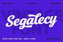 Segalecy Retro Vintage Font Duo
