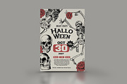 Poster Halloween Design Template, a Poster Template by MaikoHatta (Thumbnail 7 of 11)