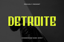 Detroite Display Typeface