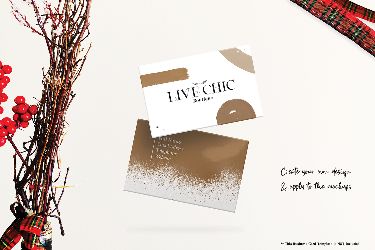 Business Card Templates & Mock-ups, a Business Card Template by Ana Escardine (Photo 6 of 6)