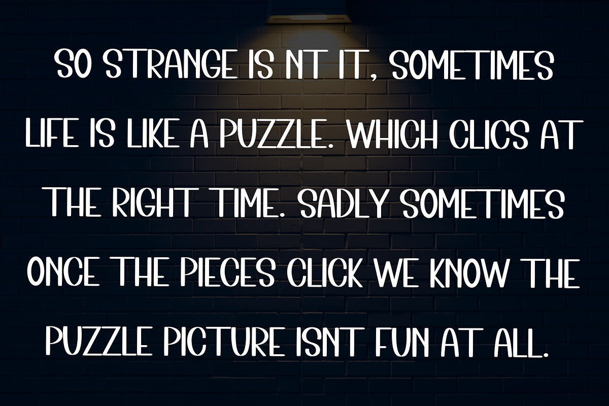 Simple Smile, a Font by FreshTypeINK (Photo 3 of 7)