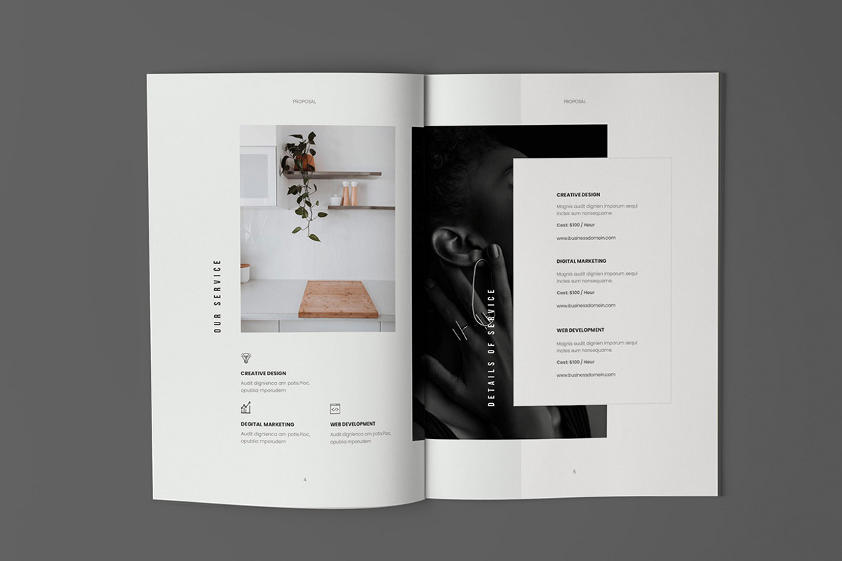 Business Proposal, a Brochure Template by HR Studio (Photo 3 of 11)