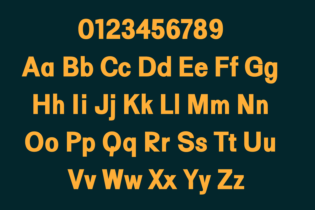 Luxon – Bold Sans Serif Font, a Sans Serif Font by Creativetacos (Photo 3 of 7)