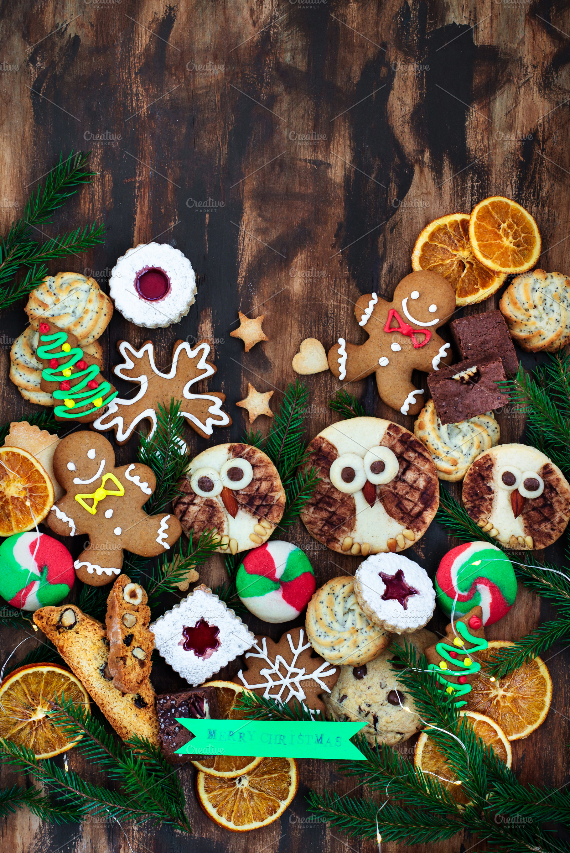 Sweet Christmas cookies, a Health & Medical Photo by Kate S