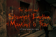 Horaz Genic - Raw Grunge Horror Font, a Handwritten Font by HypeWorksCo (Thumbnail 11 of 15)