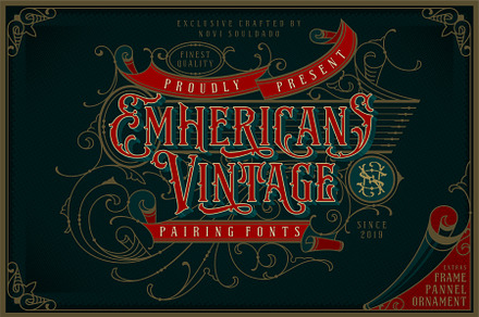 NS Emhericans Vintage Pairing Fonts