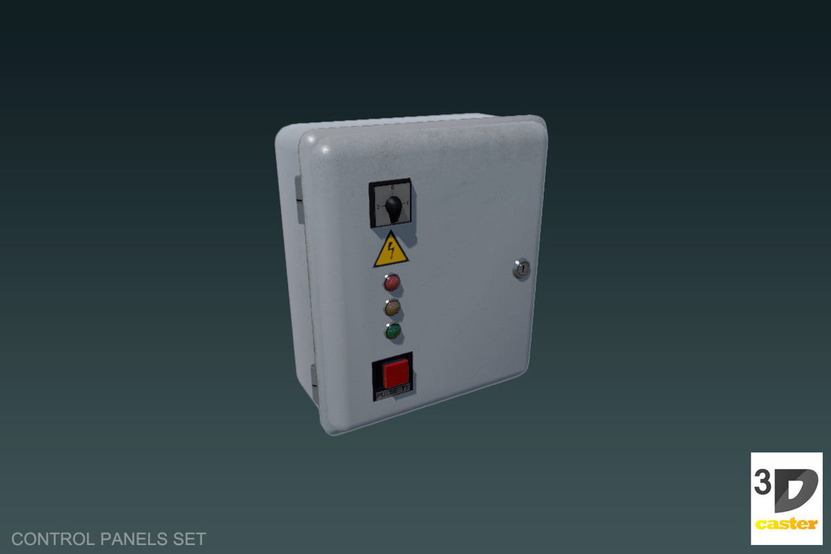 Control Panels Set, an Object 3D Model by 3DCaster (Photo 3 of 6)