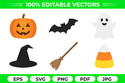 Halloween Icon Vector Bundle, an Object Graphic by Artonix (Thumbnail 1 of 3)