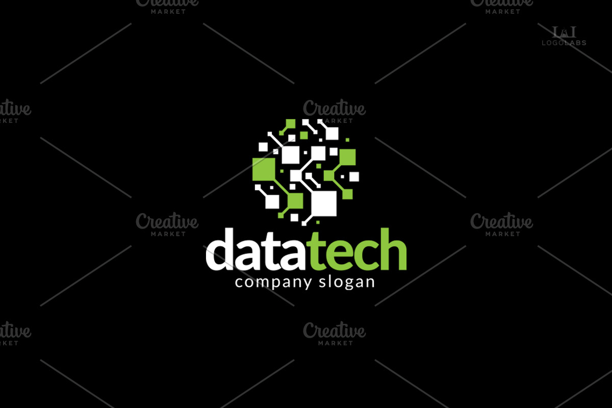 Data Tech Logo, a Branding & Logo Template by LogoLabs