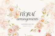 Peach watercolor flowers collection, a Decorative Illustration by Grace Noboa Illustrations (Thumbnail 9 of 10)
