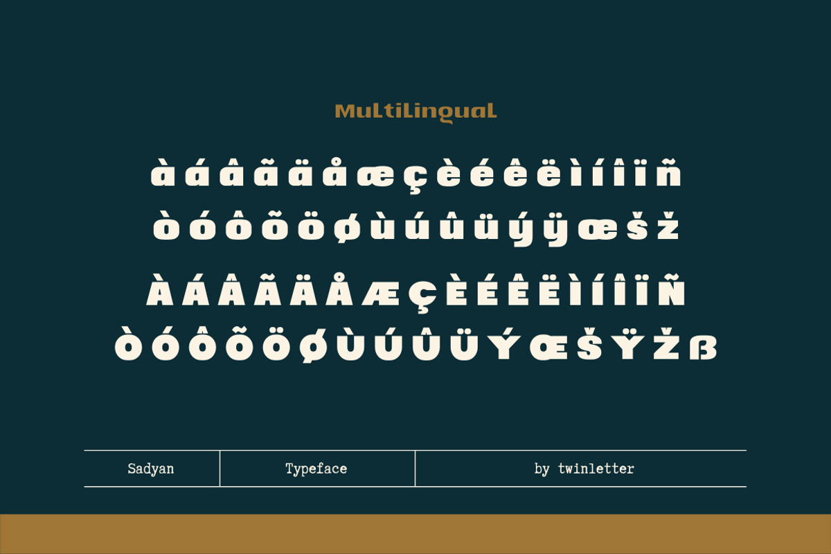 Sadyan, a Sans Serif Font by twinstd (Photo 13 of 14)