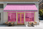 Coffee Shop Facade Glass Mockup, an Advertising Mockup by The Rose Project (Thumbnail 3 of 3)
