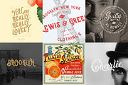 Brooks Brothers Typeface, a Script Font by Liviu (Thumbnail 3 of 9)