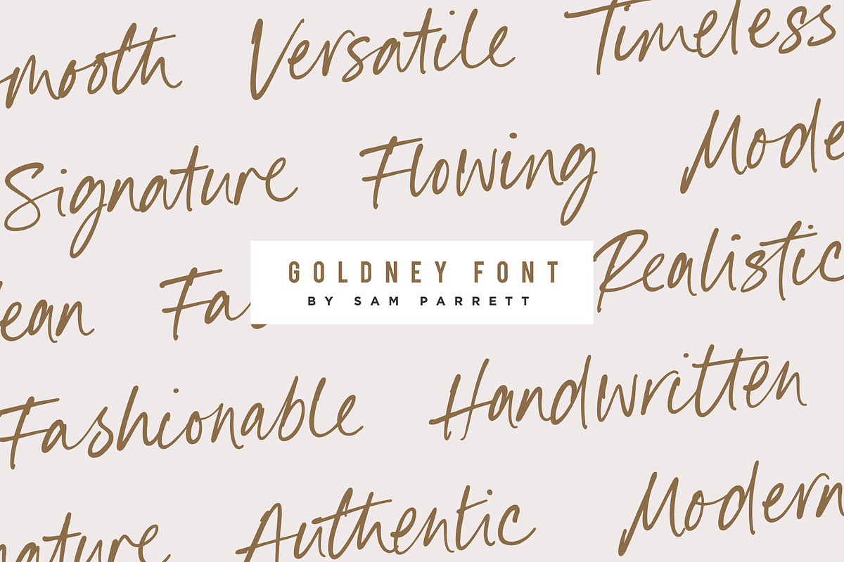 Goldney Font preview 5