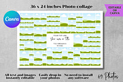 Editable Photo Collage Canva Templat, a Poster Template by Adalin Shop (Thumbnail 2 of 4)